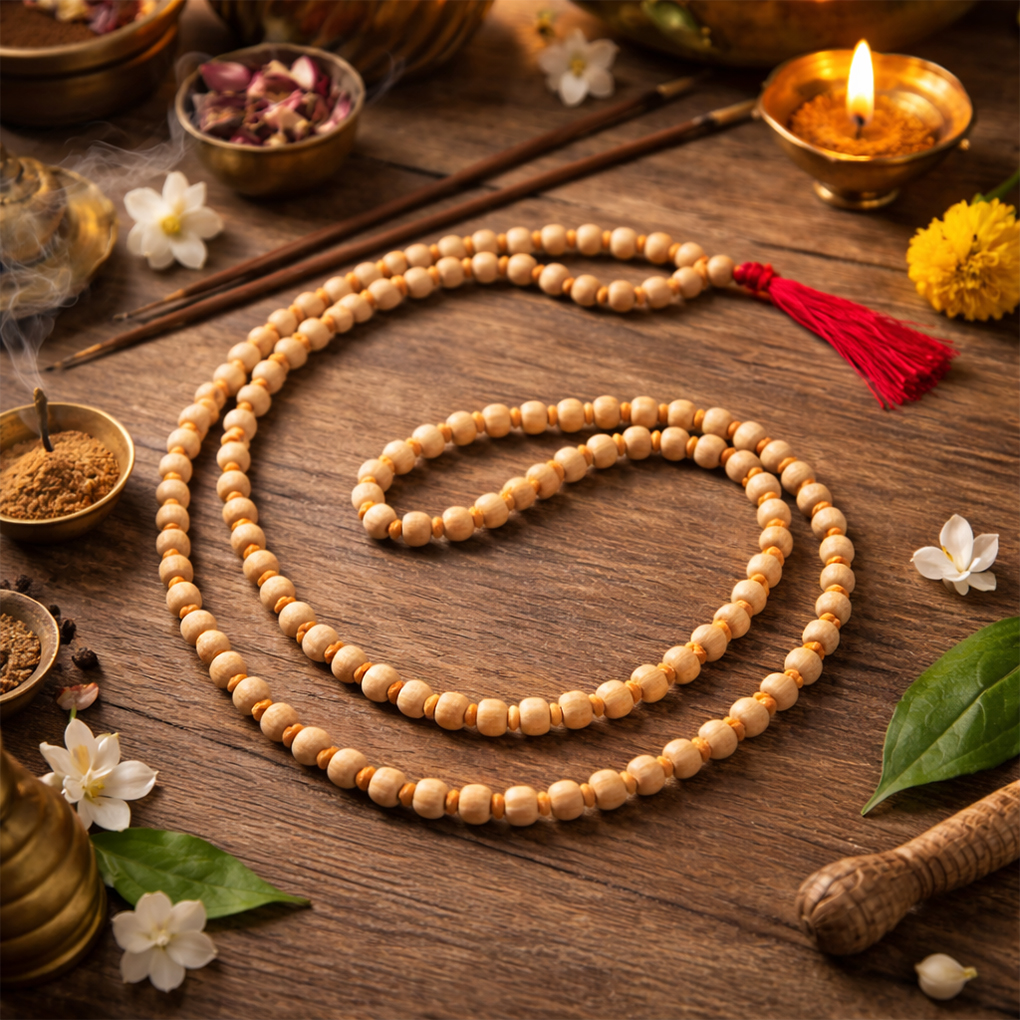 Shyama Tulsi  Wooden Mala